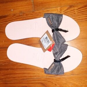 Havaianas You St. Tropez Shine Sandals Ballet Pink Size 9/10 (39-40)